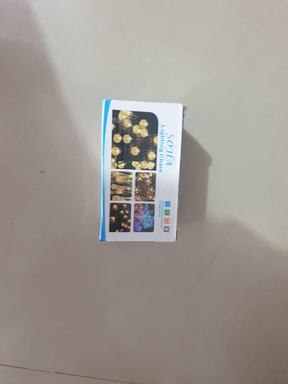 String Lights for Decoration - 14 LED Rain Drop Fairy Lights Waterproof Indoor Outdoor for Home Decoration